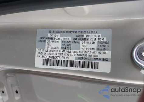 2023 Mazda Cx-30 2.5 S Select из США, поврежденный, VIN 3MVDMBBM4PM503098